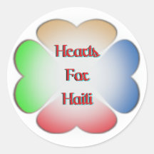 Haiti Relief Valentine Stickers