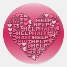 Haiti Relief Valentine Stickers