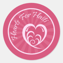 Haiti Relief Valentine Stickers