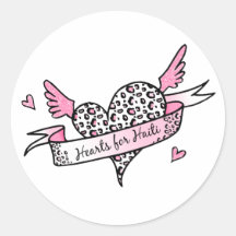 Haiti Relief Valentine Stickers