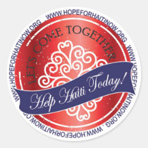 Haiti Relief Valentine Stickers