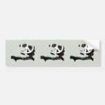 Haiti Trendy Peace Sign with Haitian map Bumper Sticker