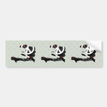 Haiti Trendy Peace Sign with Haitian map Bumper Sticker