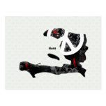 Haiti Trendy Peace Sign with Haitian map Post Cards