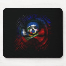 Haitian Pirate Flag Mouse Mat