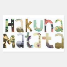 Hakuna Matata Stickers