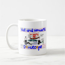 Hal and Howard Doughnut Cops Mug