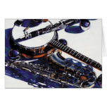 "Halcyon Passage" Musical Instruments Watercolor Greeting Cards