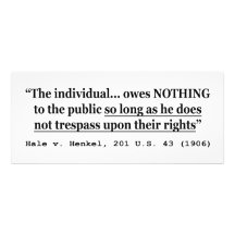 HALE V HENKEL 201 US 43 1906 Case Law Announcement