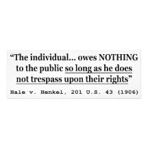 HALE V HENKEL 201 US 43 1906 Case Law Photographic Print