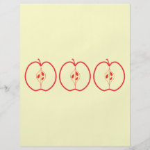 Half a Red Apple. Flyers