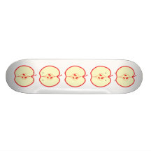 Half a Red Apple. Skate Deck