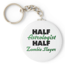 Half Astrologist Half Zombie Slayer Key Chain