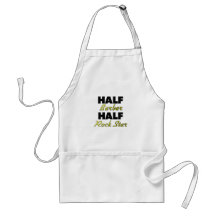 Half Barber Half Rock Star Aprons