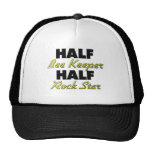 Half Bee Keeper Half Rock Star Trucker Hat