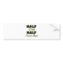 Half Ceo Half Rock Star Bumper Sticker