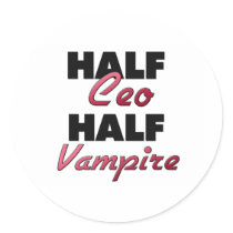 Half Ceo Half Vampire Sticker