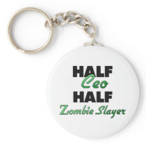 Half Ceo Half Zombie Slayer Key Chain