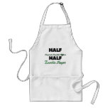 Half Corporate Executive Officer Half Zombie Slaye aprons