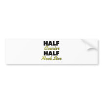 Half Courier Half Rock Star Bumper Stickers