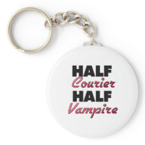 Half Courier Half Vampire Keychains