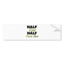 Half Cpa Half Rock Star Bumper Sticker