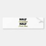 Half Custodian Half Rock Star Bumper Stickers