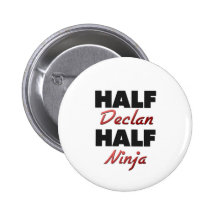 Half Declan Half Ninja Pins