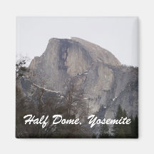 Half Dome Fridge Magnet
