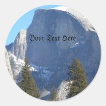 Half Dome Template Stickers