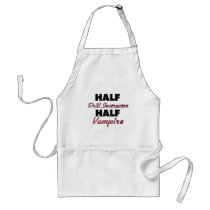 Half Drill Instructor Half Vampire Apron