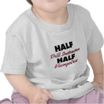 Half Drill Instructor Half Vampire T-shirts