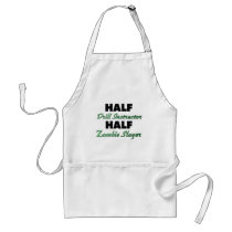 Half Drill Instructor Half Zombie Slayer Apron