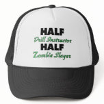 Half Drill Instructor Half Zombie Slayer hats
