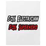 Half Electrician Half Superhero flyers