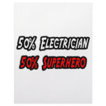 Half Electrician Half Superhero letterhead