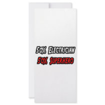 Half Electrician Half Superhero