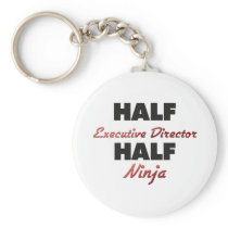 Half Executive Director Half Ninja Keychain