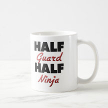 Half Guard Half Ninja Coffee Mugs