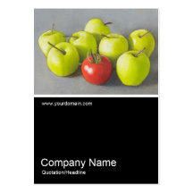 Half&Half Photo 077 - Love Apple, Oil Business Card