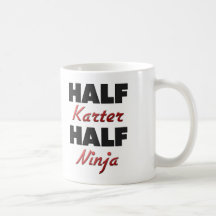 Half Karter Half Ninja Coffee Mug