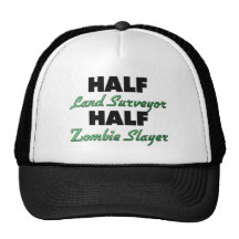 Half Land Surveyor Half Zombie Slayer Hats