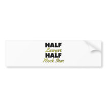 Half Lawyer Half Rock Star Bumper Stickers