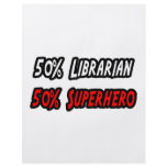 Half Librarian Half Superhero flyers