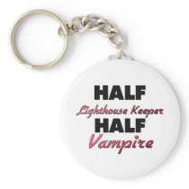 Half Lighthouse Keeper Half Vampire Key Chains
