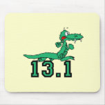 Half marathon gator mouse pad