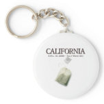 Half Moon Bay California Tea Party keychains