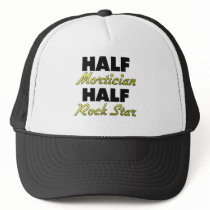 Half Mortician Half Rock Star Hats
