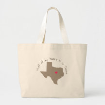 Half My Heart is in Texas Bag