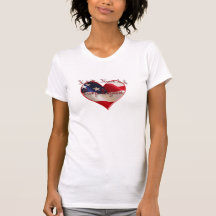Half of my heart is In Camp Lejeune T-shirts